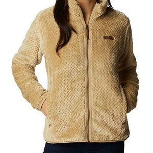 Columbia Women’s Fire Side II Sherpa Full Zip Fleece (Beige | Medium/Large)